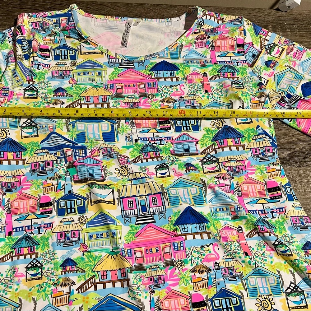 Lulu B UPF 50+ Cooling Tops – Size S and M – Bright Coastal Prints – NWT​ - Picture 3 of 10